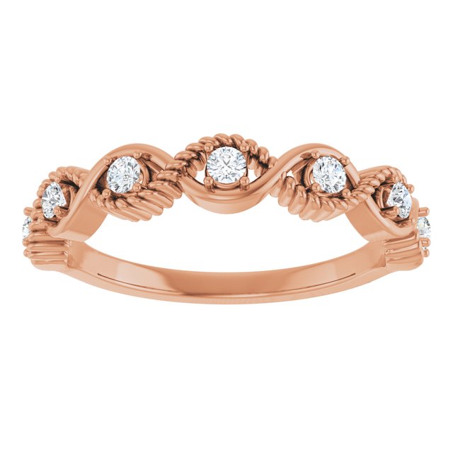 14k-rose-1/5-ctw-natural-diamond-stackable-ring