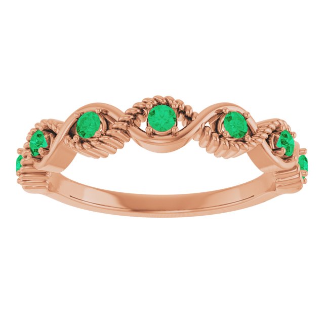 14k-rose-gold-lab-grown-emerald-stackable-ring