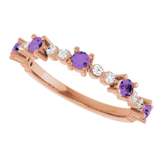 14k-rose-natural-amethyst-&-1/6-ctw-natural-diamond-ring