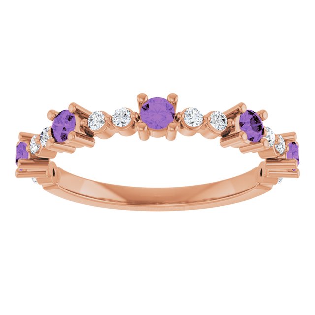 14k-rose-natural-amethyst-&-1/6-ctw-natural-diamond-ring