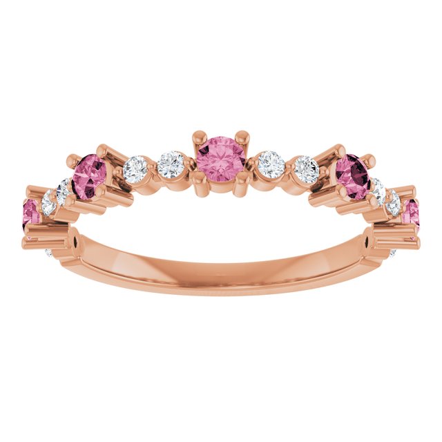 14k-rose-natural-pink-tourmaline-&-1/6-ctw-natural-diamond-ring