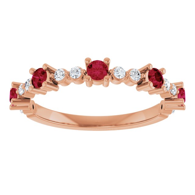 14k-rose-gold-lab-grown-ruby-&-1/6-ctw-natural-diamond-ring