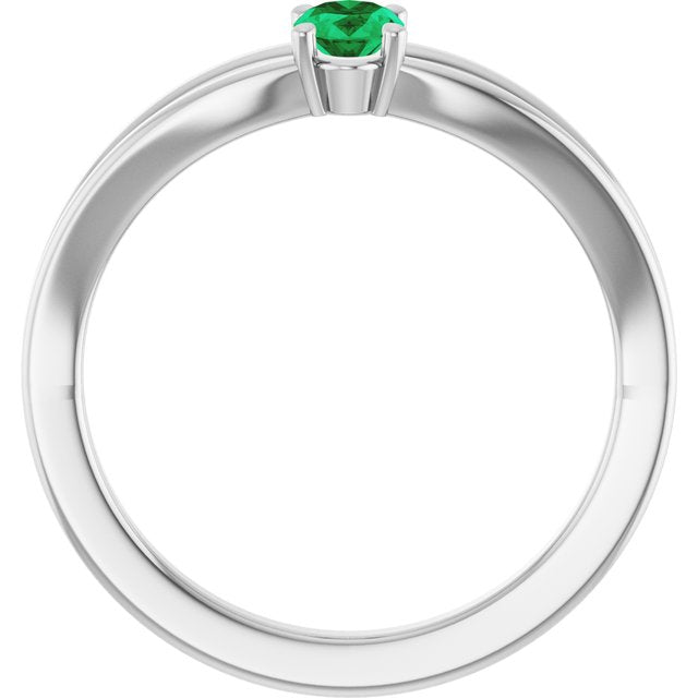 sterling-silver-imitation-emerald-solitaire-youth-ring