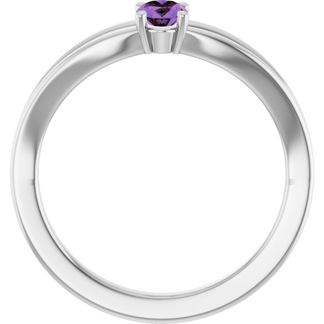 sterling-silver-imitation-amethyst-solitaire-youth-ring