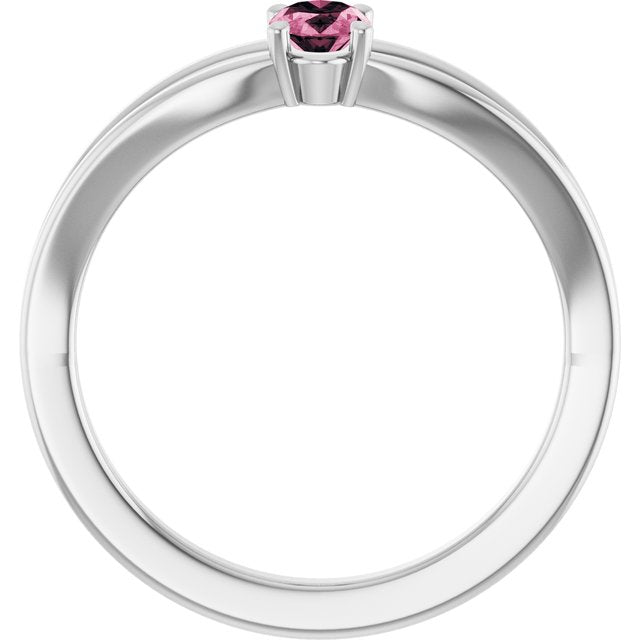 sterling-silver-imitation-pink-tourmaline-solitaire-youth-ring