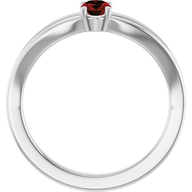 sterling-silver-imitation-mozambique-garnet-solitaire-youth-ring