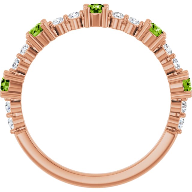 14k-rose-natural-peridot-&-1/6-ctw-natural-diamond-ring