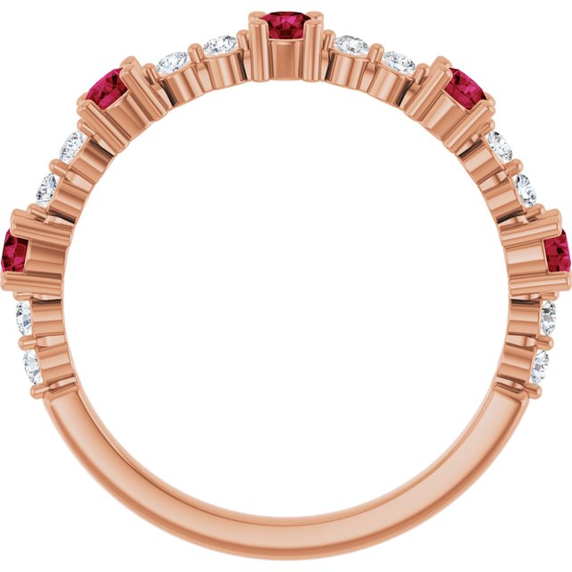 14k-rose-gold-lab-grown-ruby-&-1/6-ctw-natural-diamond-ring