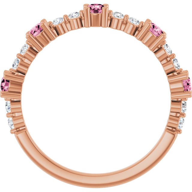 14k-rose-natural-pink-tourmaline-&-1/6-ctw-natural-diamond-ring