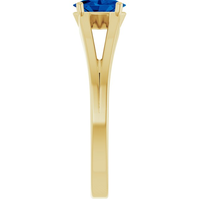 14k-yellow-gold-lab-grown-blue-sapphire-youth-solitaire-ring