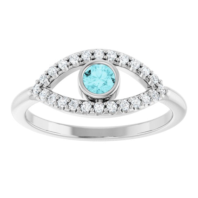 14k-white-natural-blue-zircon-&-natural-white-sapphire-evil-eye-ring