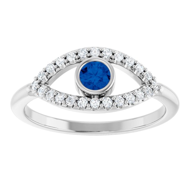 14k-white-natural-blue-sapphire-&-natural-white-sapphire-evil-eye-ring