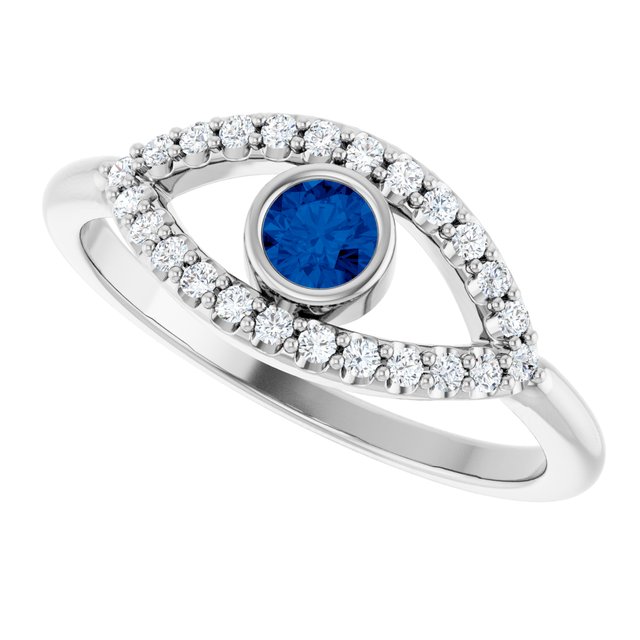 14k-white-natural-blue-sapphire-&-natural-white-sapphire-evil-eye-ring