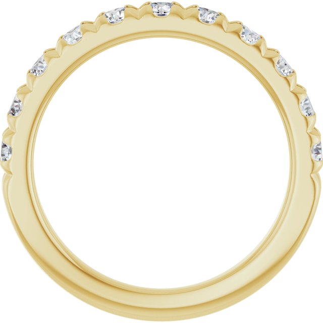 14k-yellow-gold-7/8-ctw-lab-grown-diamond-french-set-anniversary-band