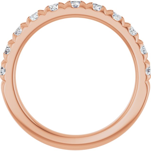 14k-rose-gold-7/8-ctw-lab-grown-diamond-french-set-anniversary-band