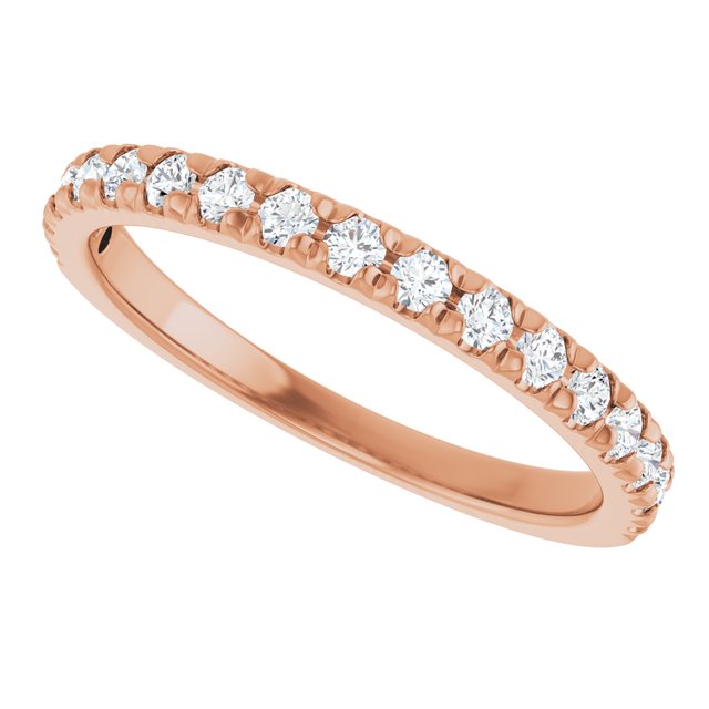 14k-rose-gold-1/3-ctw-lab-grown-diamond-french-set-anniversary-band
