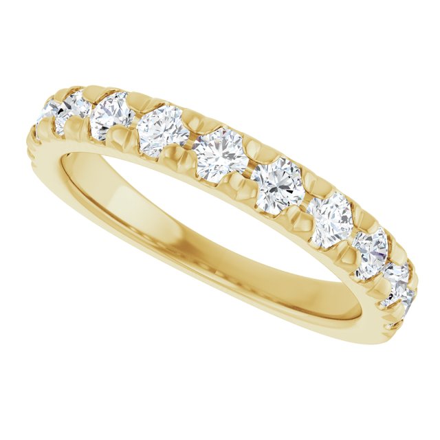 14k-yellow-gold-7/8-ctw-lab-grown-diamond-french-set-anniversary-band