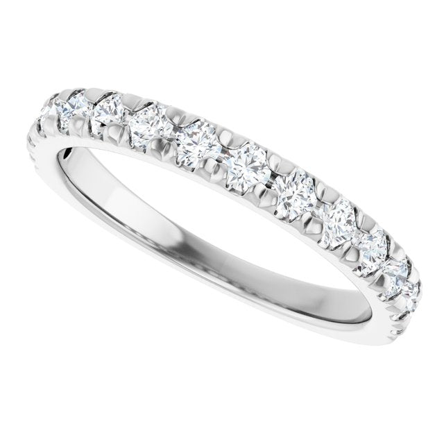 platinum-5/8-ctw-lab-grown-diamond-french-set-anniversary-band