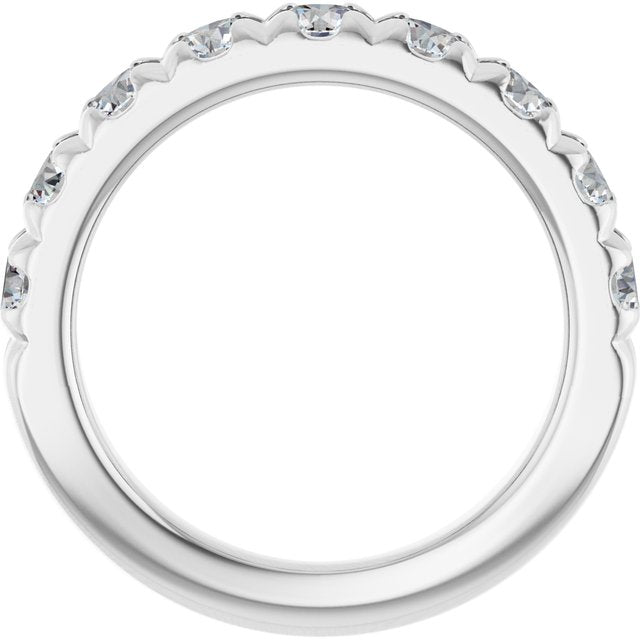 platinum-1-3/8-ctw-lab-grown-diamond-french-set-anniversary-band