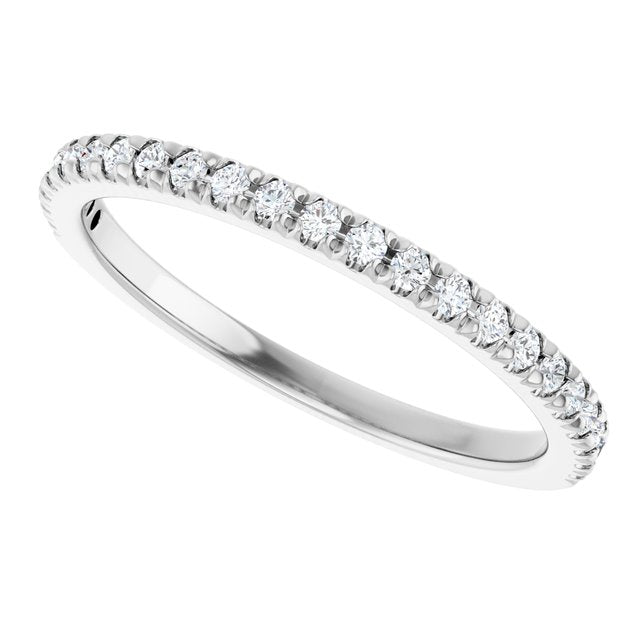platinum-1/5-ctw-lab-grown-diamond-french-set-anniversary-band