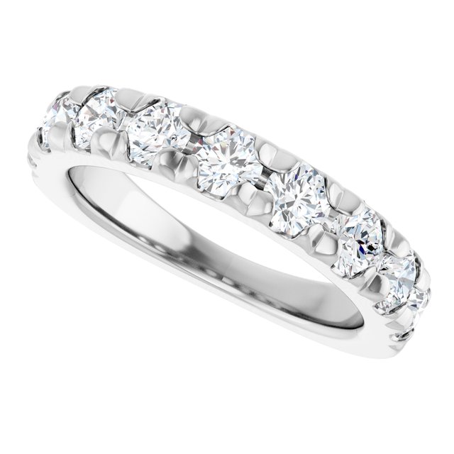platinum-1-3/8-ctw-lab-grown-diamond-french-set-anniversary-band