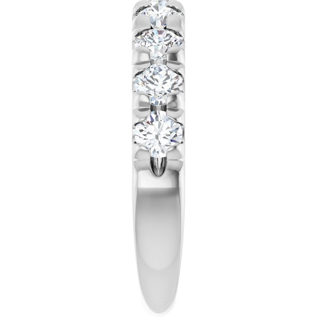 platinum-1-1/3-ctw-lab-grown-diamond-french-set-anniversary-band