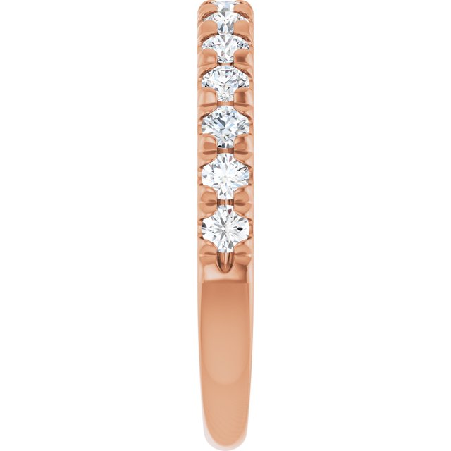 14k-rose-gold-5/8-ctw-lab-grown-diamond-french-set-anniversary-band