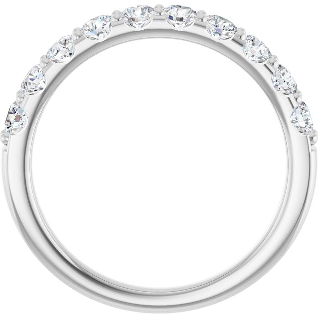 14k-white-gold-3/4-ctw-lab-grown-diamond-anniversary-band