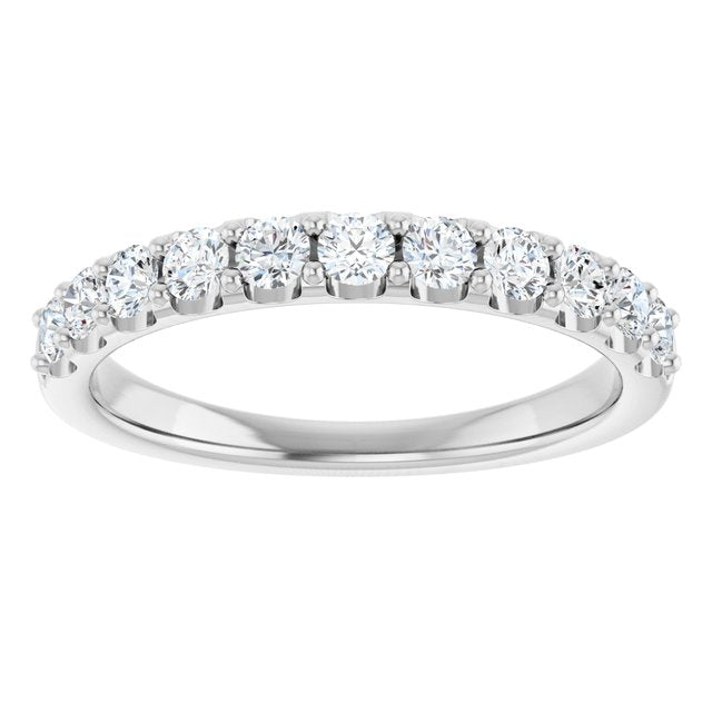 platinum-1/2-ctw-lab-grown-diamond-anniversary-band