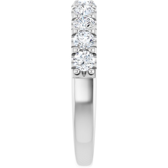 platinum-3/4-ctw-lab-grown-diamond-anniversary-band