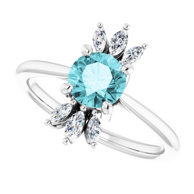 14k-white-natural-blue-zircon-&-1/4-ctw-natural-diamond-ring