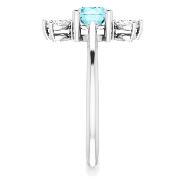 14k-white-natural-blue-zircon-&-1/4-ctw-natural-diamond-ring