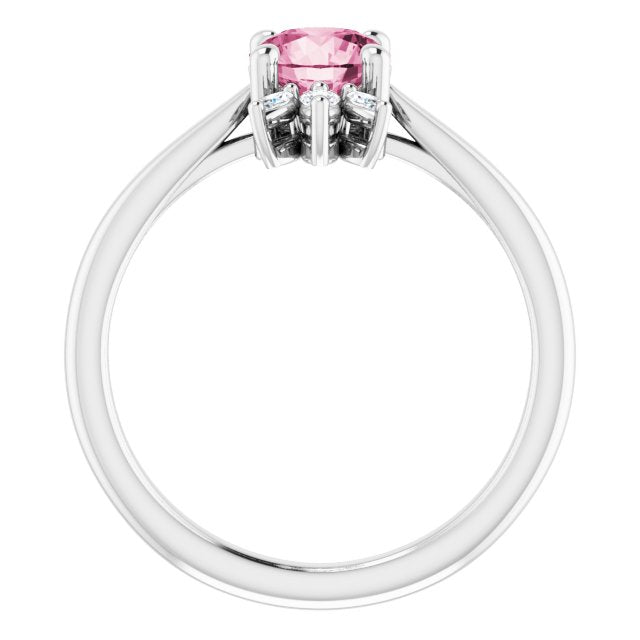 14k-white-natural-pink-tourmaline-&-1/4-ctw-natural-diamond-ring