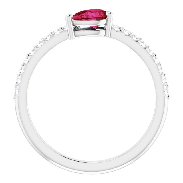 14k-white-natural-ruby-&-1/6-ctw-natural-diamond-ring