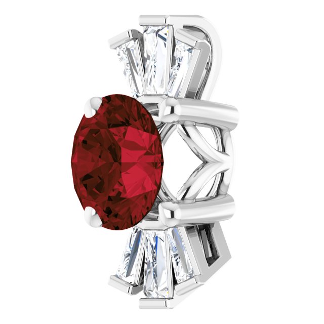 14k-white-natural-mozambique-garnet-&-1/6-ctw-natural-diamond-pendant