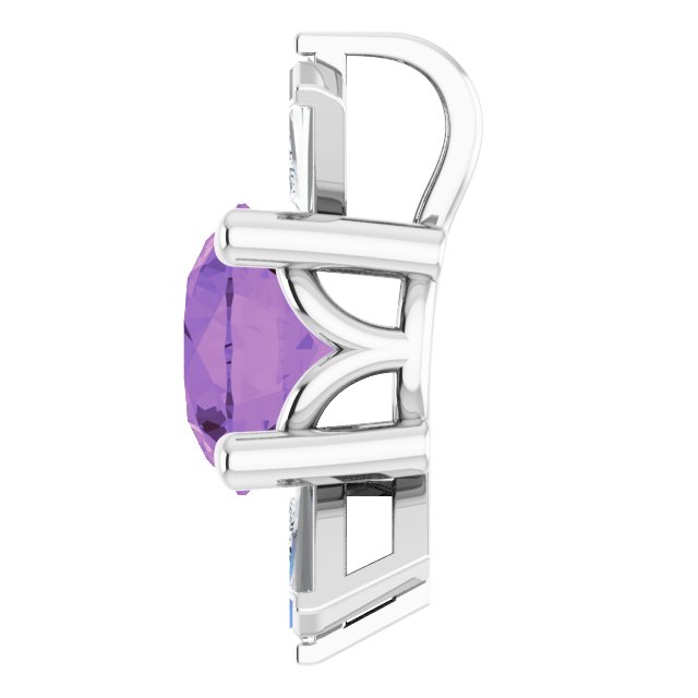 14k-white-natural-amethyst-&-1/6-ctw-natural-diamond-pendant