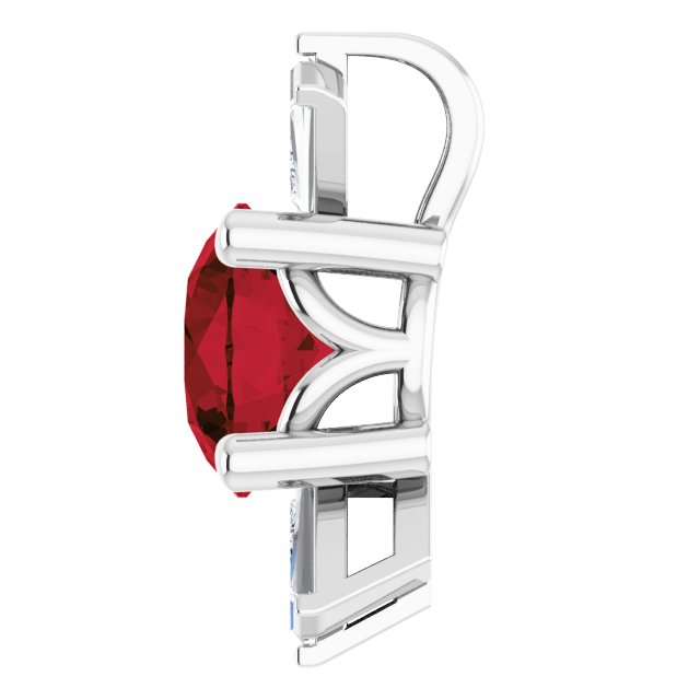 14k-white-natural-mozambique-garnet-&-1/6-ctw-natural-diamond-pendant