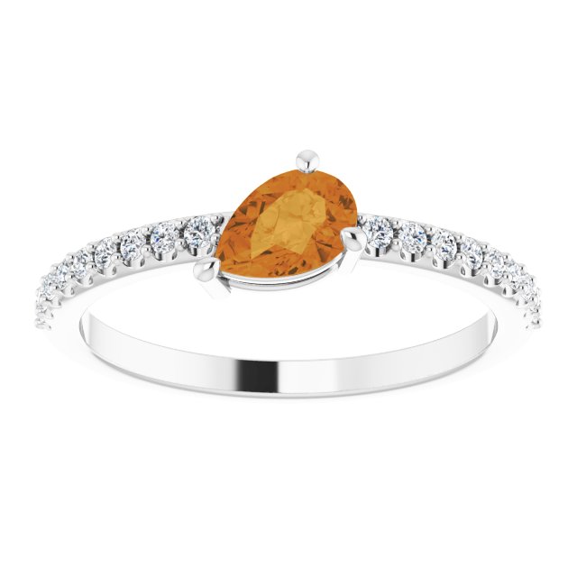 14k-white-natural-citrine-&-1/6-ctw-natural-diamond-ring
