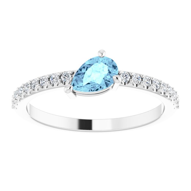 14k-white-natural-aquamarine-&-1/6-ctw-natural-diamond-ring