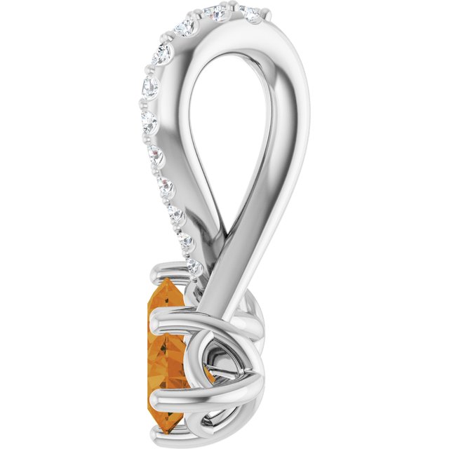 14k-white-natural-citrine-&-.05-ctw-natural-diamond-pendant