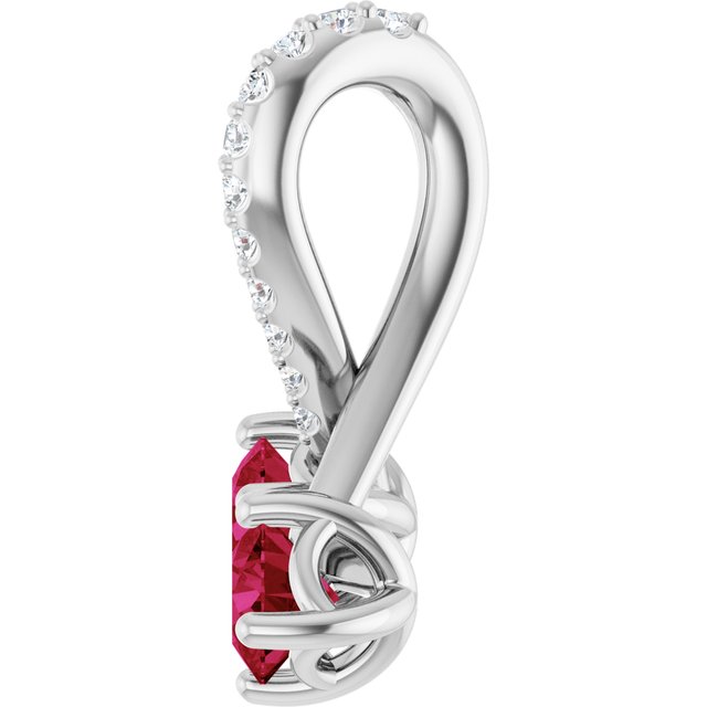 14k-white-natural-ruby-&-.05-ctw-natural-diamond-pendant