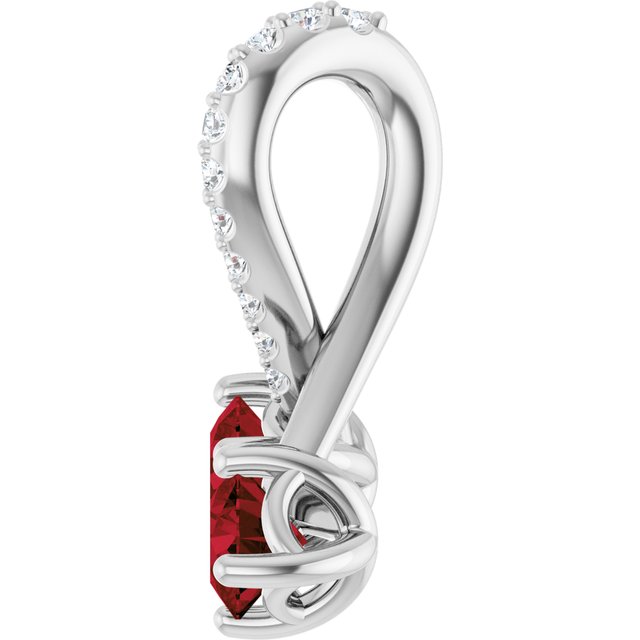14k-white-natural-mozambique-garnet-&-.05-ctw-natural-diamond-pendant