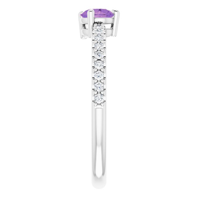14k-white-natural-amethyst-&-1/6-ctw-natural-diamond-ring