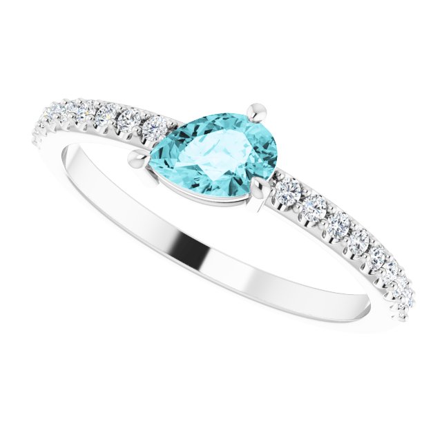 14k-white-natural-blue-zircon-&-1/6-ctw-natural-diamond-ring