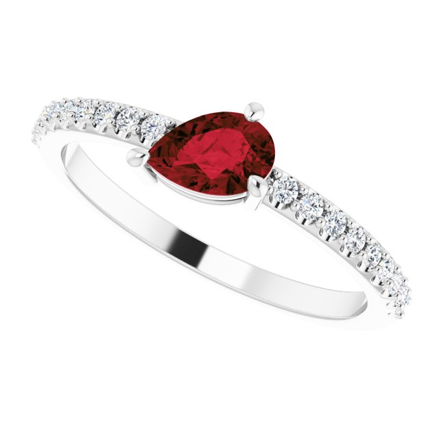 14k-white-natural-mozambique-garnet-&-1/6-ctw-natural-diamond-ring