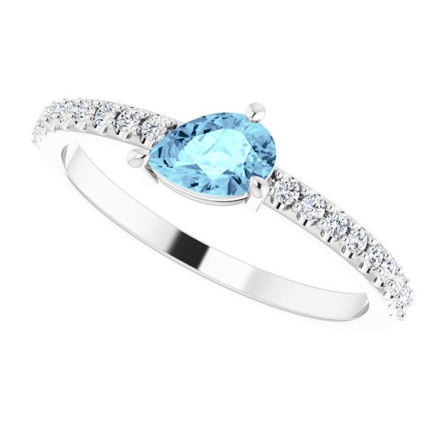 14k-white-natural-aquamarine-&-1/6-ctw-natural-diamond-ring