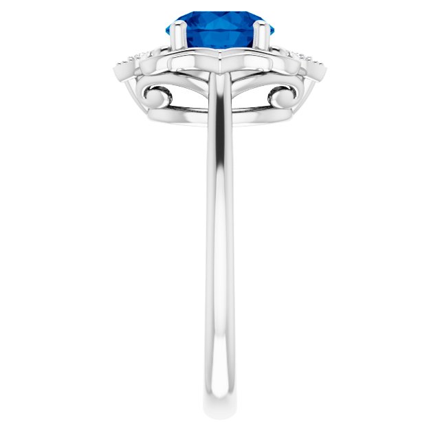 14k-white-lab-grown-blue-sapphire-&-.01-ctw-natural-diamond-sculptural-ring