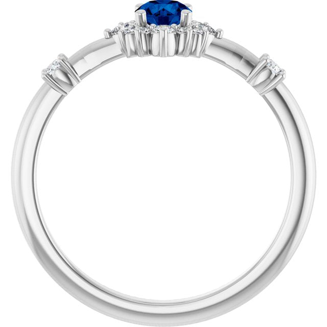 14k-white-lab-grown-blue-sapphire-&-1/6-ctw-natural-diamond-halo-style-ring