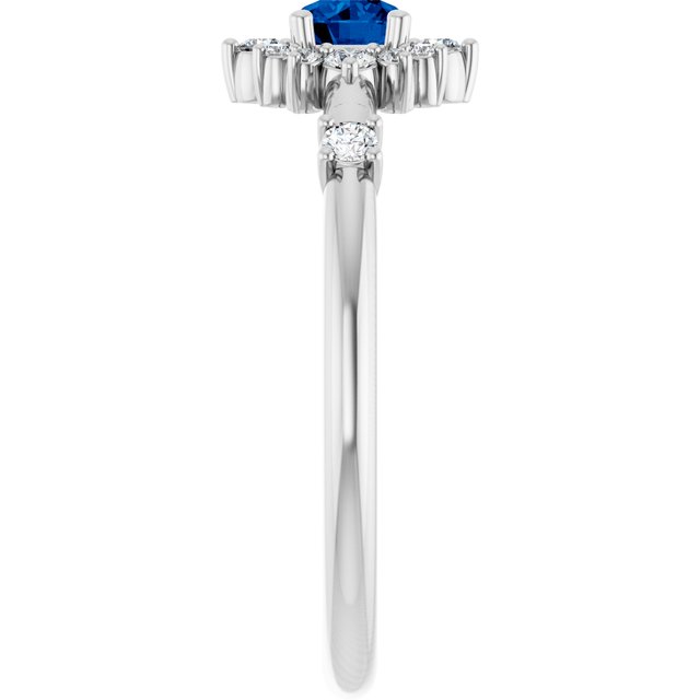 14k-white-natural-blue-sapphire-&-1/6-ctw-natural-diamond-halo-style-ring