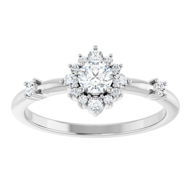 14k-white-3/8-ctw-natural-diamond-ring